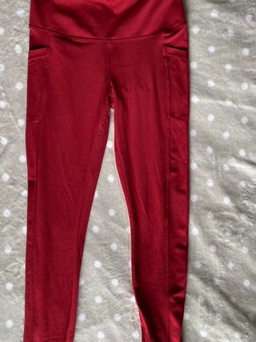Women's Red Yogalicious Leggings